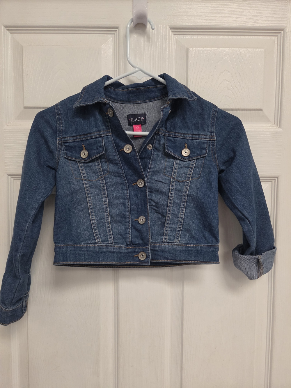 The Children's Place Girls' Blue Denim Jacket
